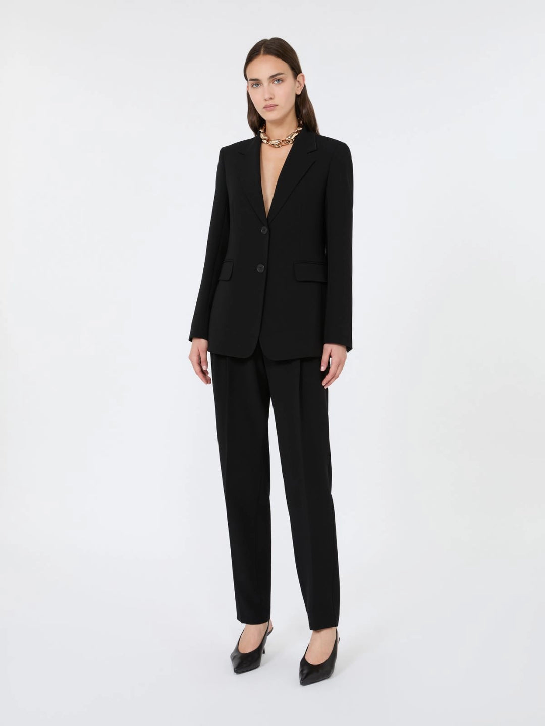 Technical Cady Carrot-fit Trousers