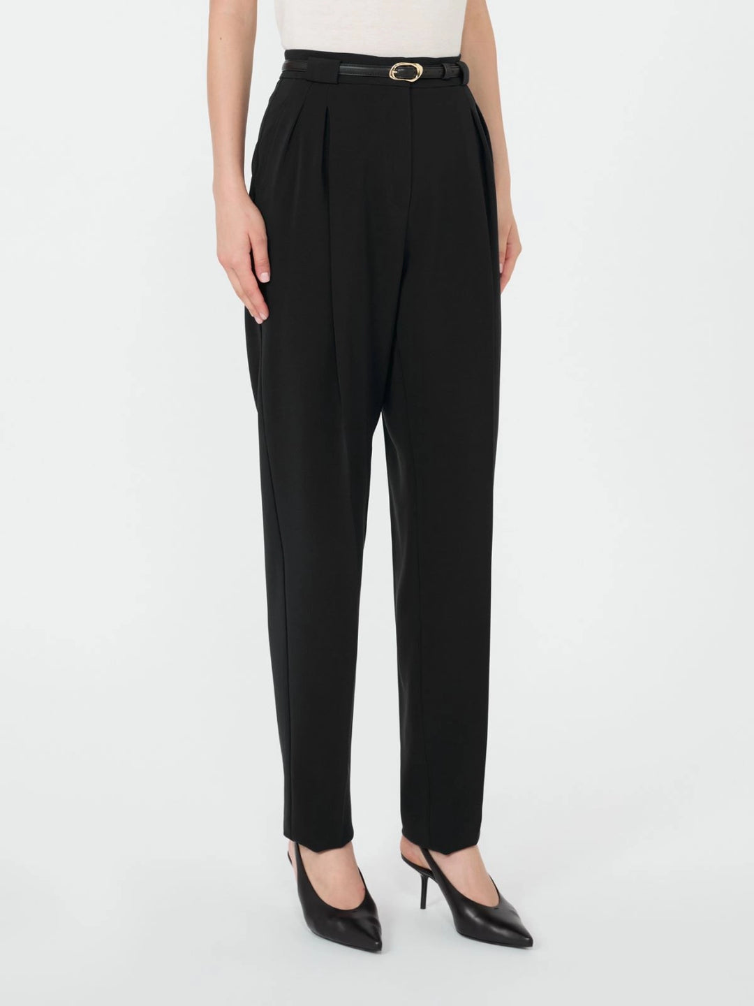 Technical Cady Carrot-fit Trousers