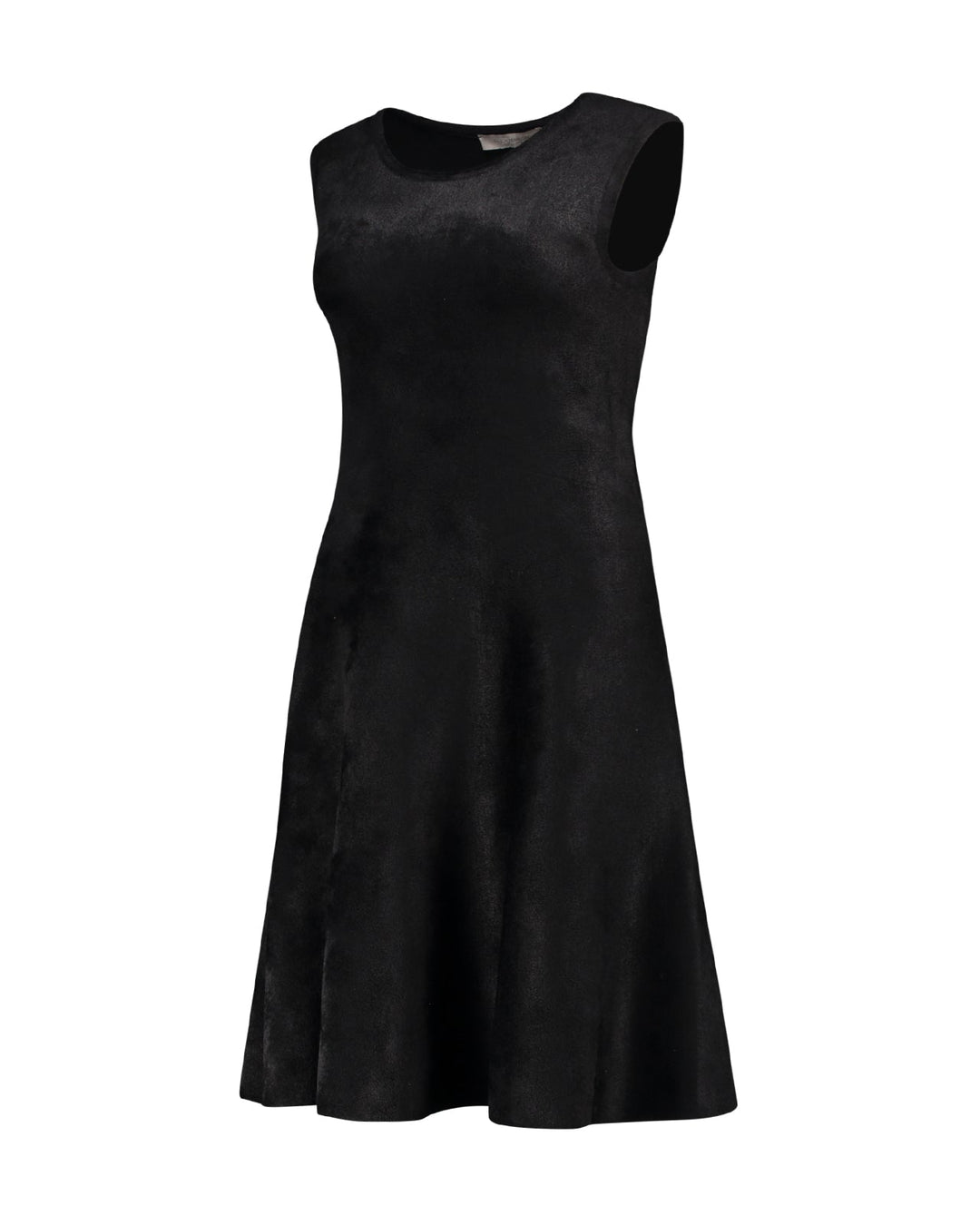 Sleeveless Knit Velour Dress