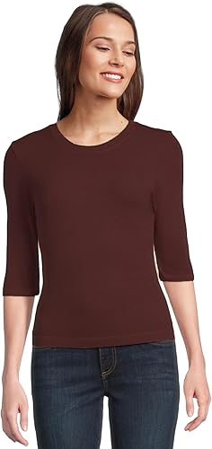 Maeve Cropped Ribbed Tee