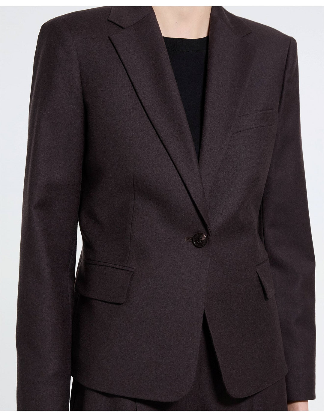 Single Button Slim Blazer