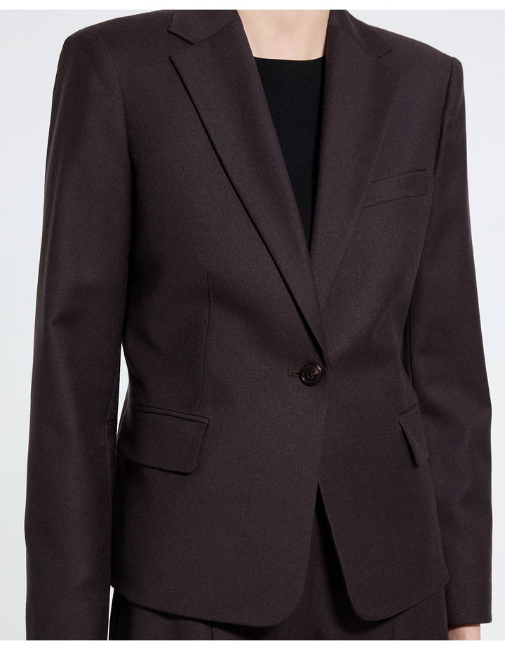 Single Button Slim Blazer