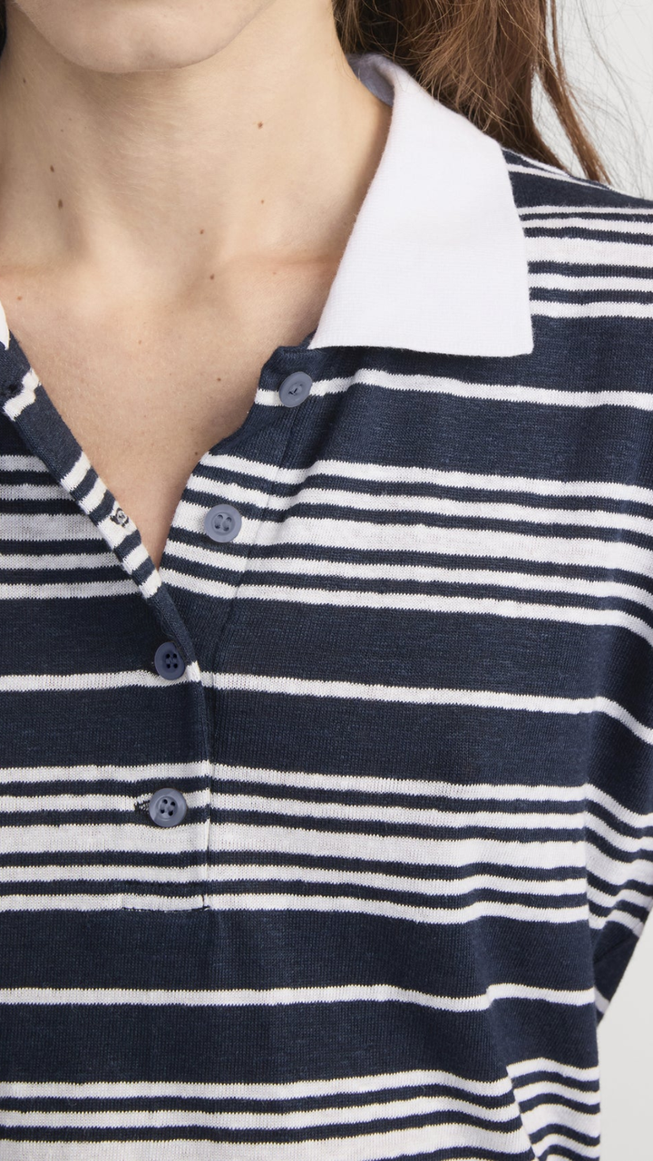 The Striped Easy Polo