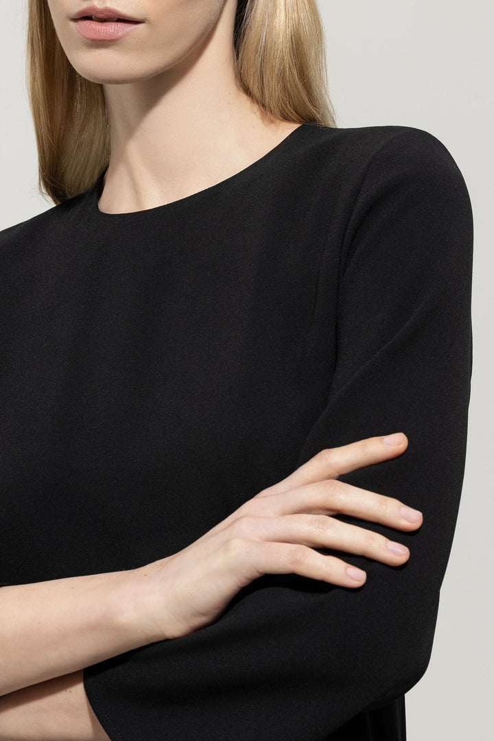 Midi dress in techno sablé