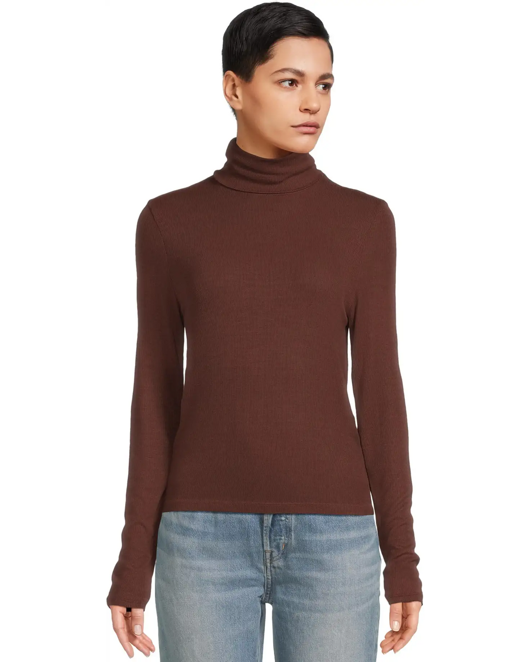 Tara Crop Turtleneck