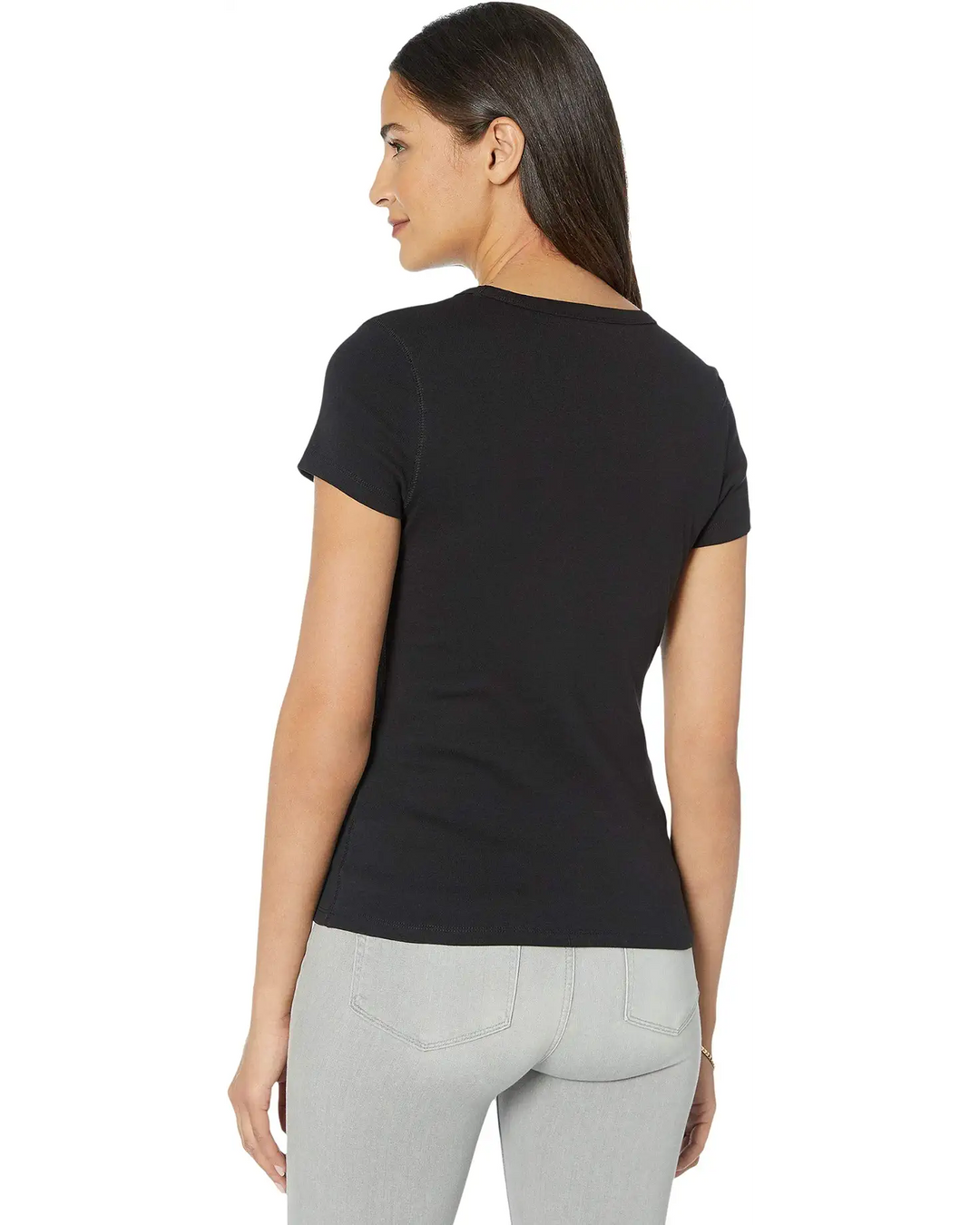 Ribbed Short Sleeve Crew