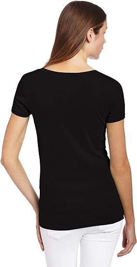 Short Sleeve Supima Crewneck Tee in Black