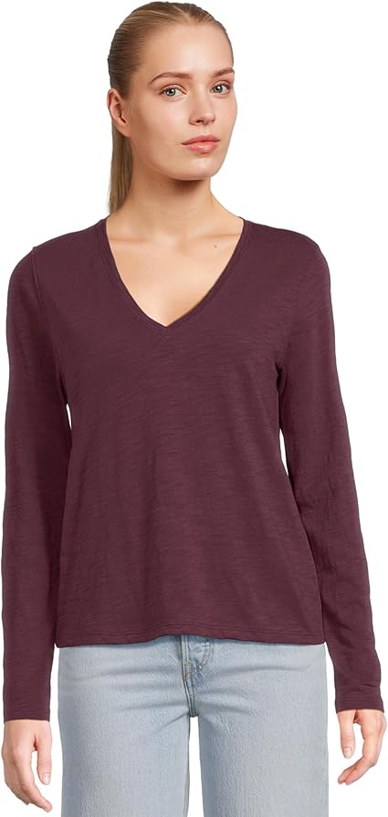 Long Sleeve V Neck