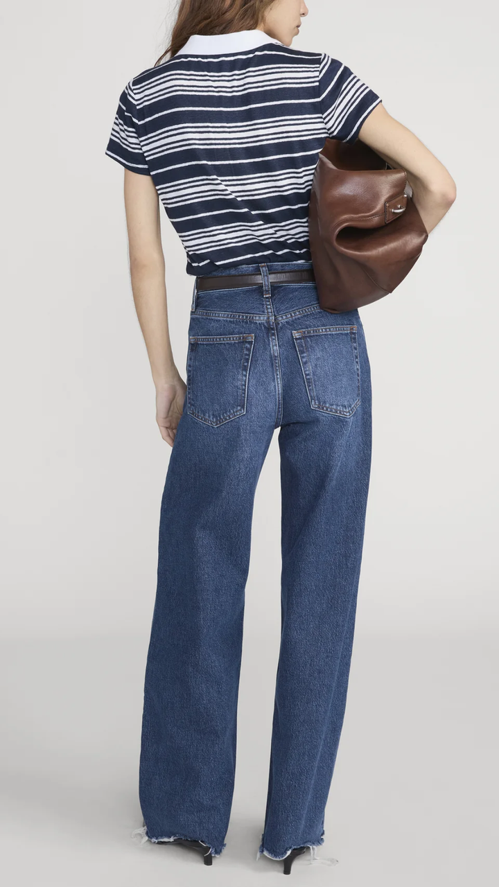 The Striped Easy Polo