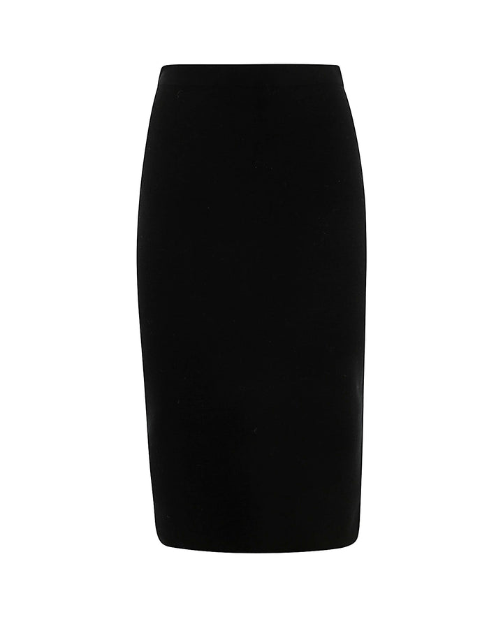 A Line Knit Skirt