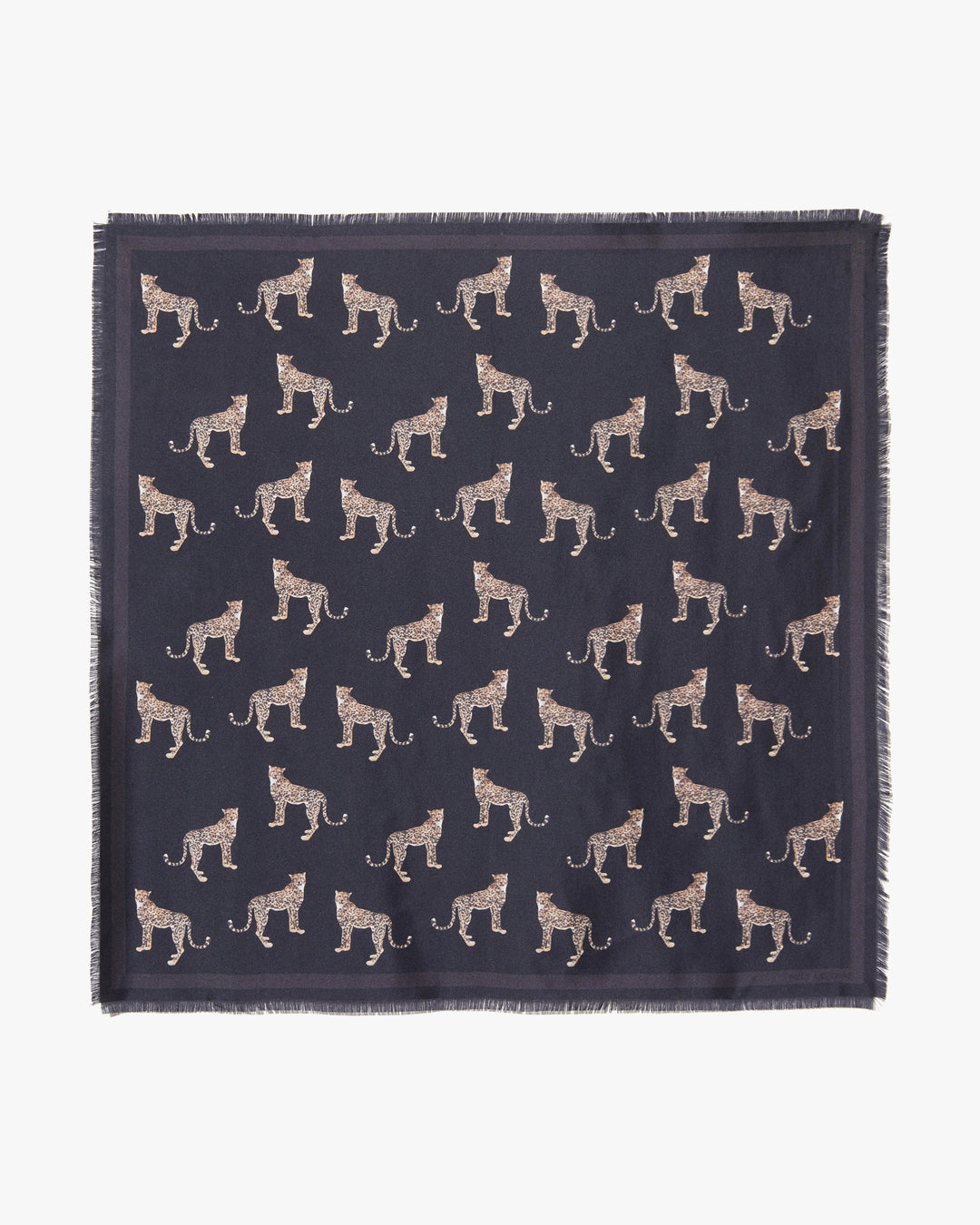 Cheetah Twill Scarf