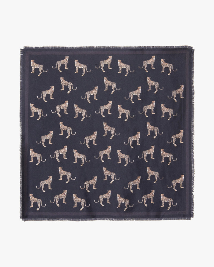 Cheetah Twill Scarf