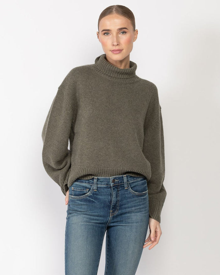 Omaira Sweater in Army Green