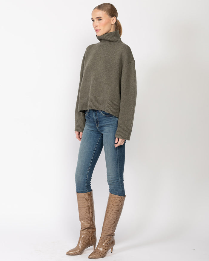 Omaira Sweater in Army Green