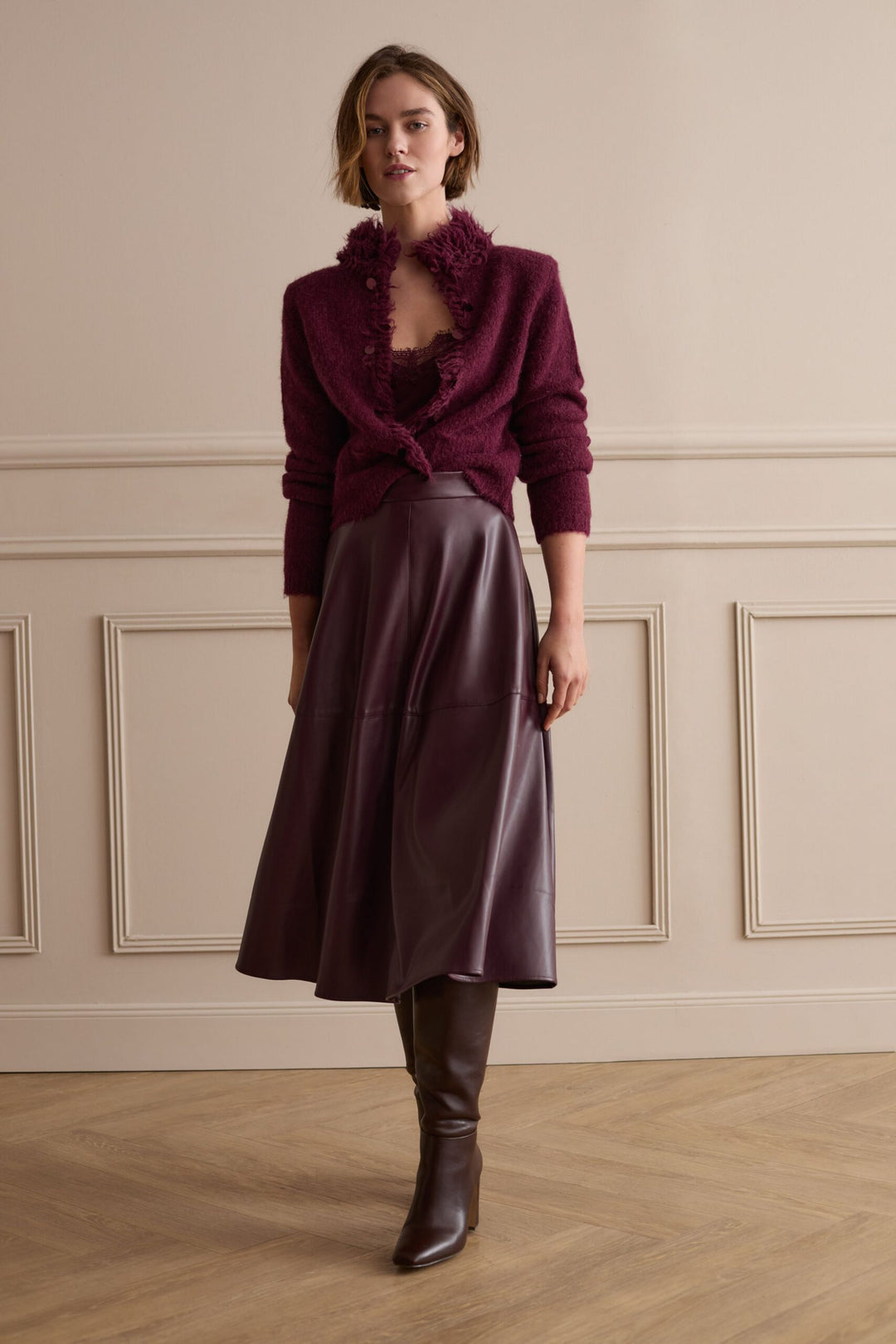 Pleather Skirt