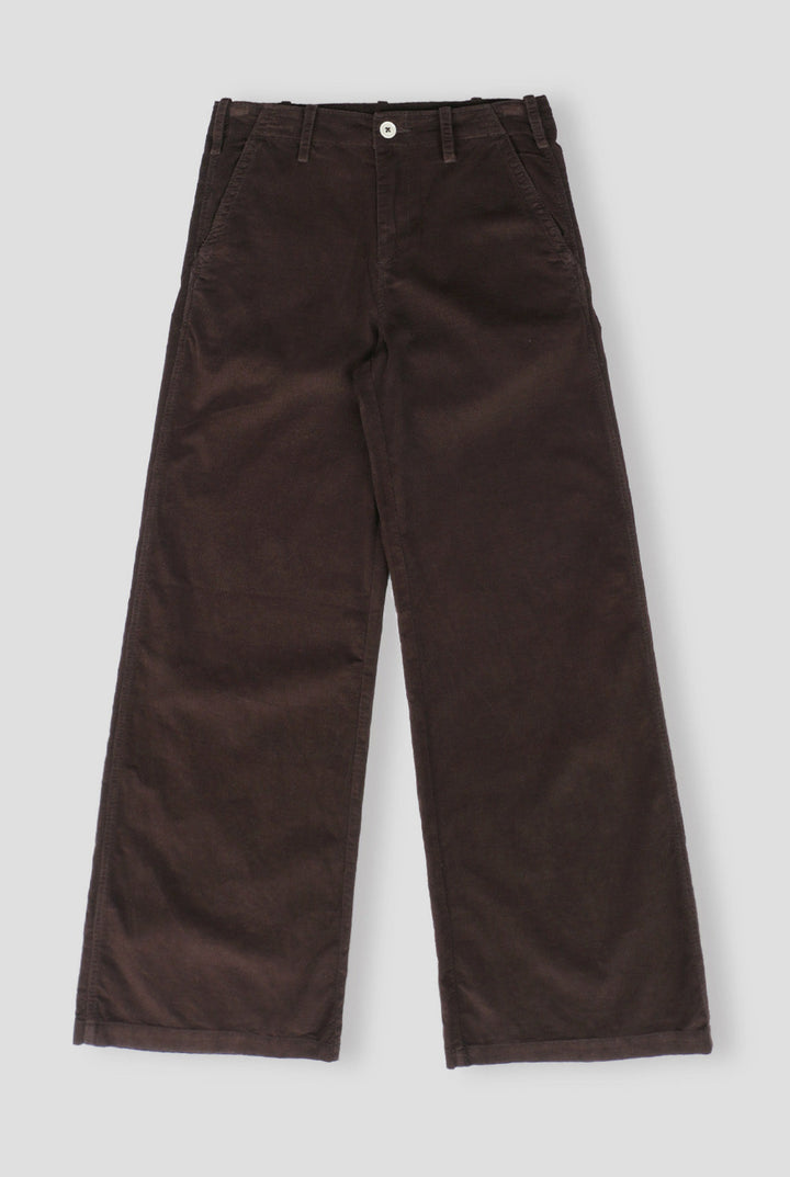 Wide Leg Pants - Espresso