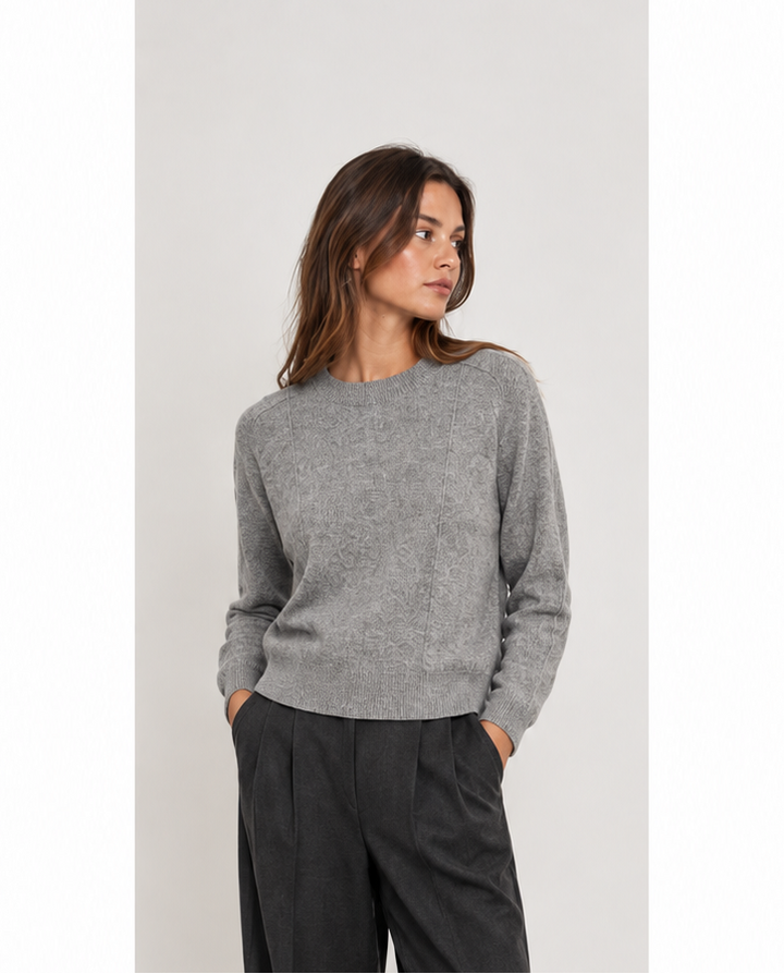 Seamed Crew w/ Double Neck Height