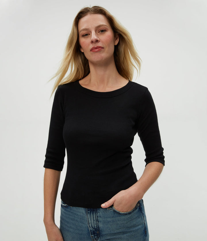 Dot 3/4 Sleeve Tee
