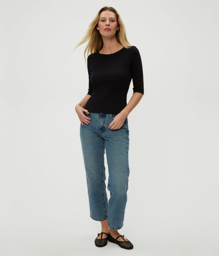 Dot 3/4 Sleeve Tee