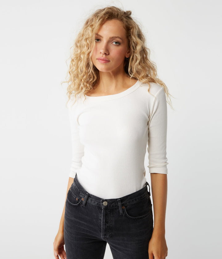 Dot 3/4 Sleeve Tee