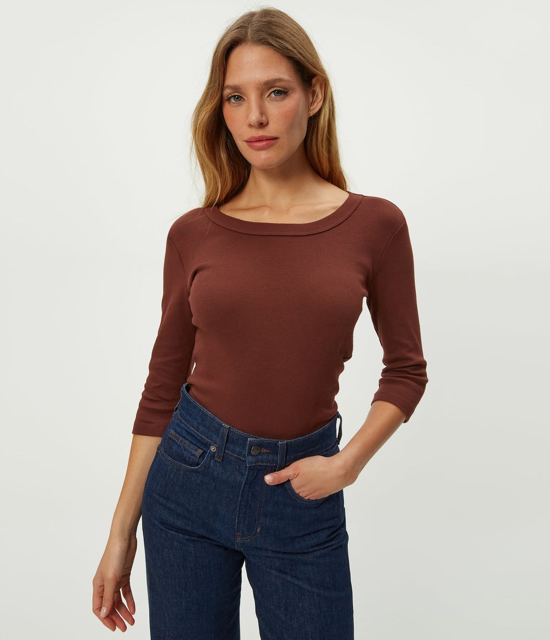 Dot 3/4 Sleeve Tee