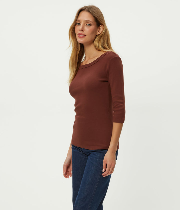 Dot 3/4 Sleeve Tee