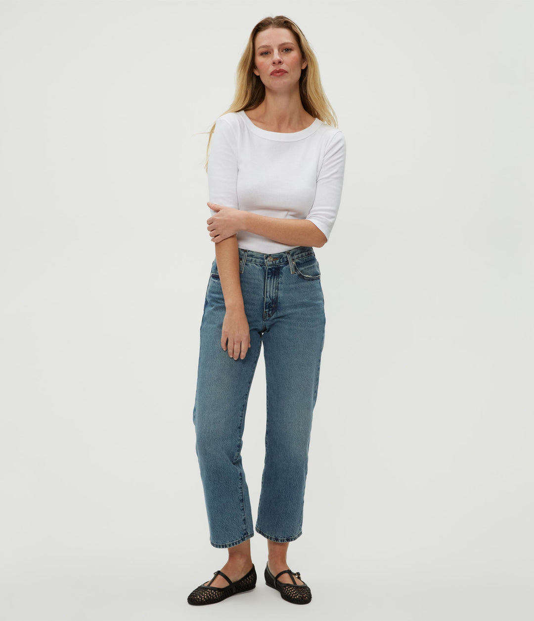 Dot 3/4 Sleeve Tee