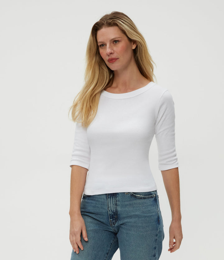 Dot 3/4 Sleeve Tee