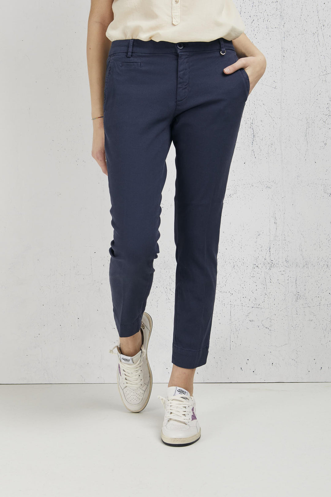 Jaqueline Curvy Trousers - Navy