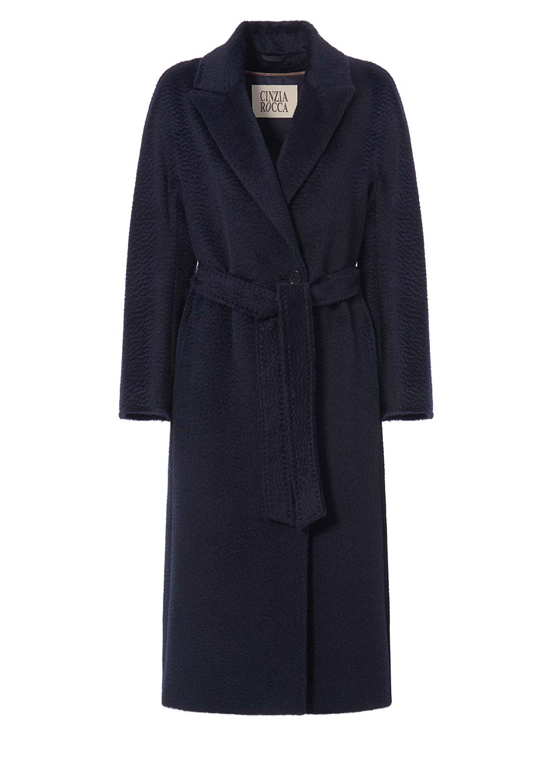 Tie Alpaca Coat – LIANA NYC