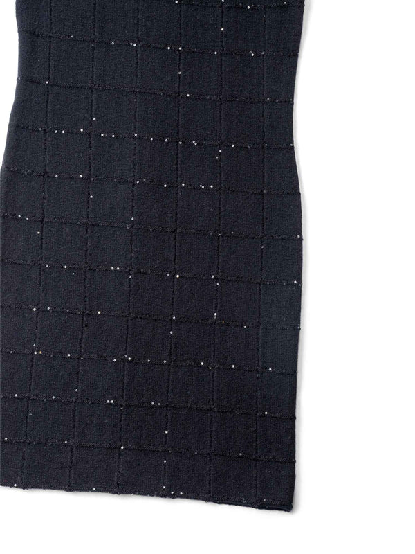 Sleeveless Sequined Shift Dress