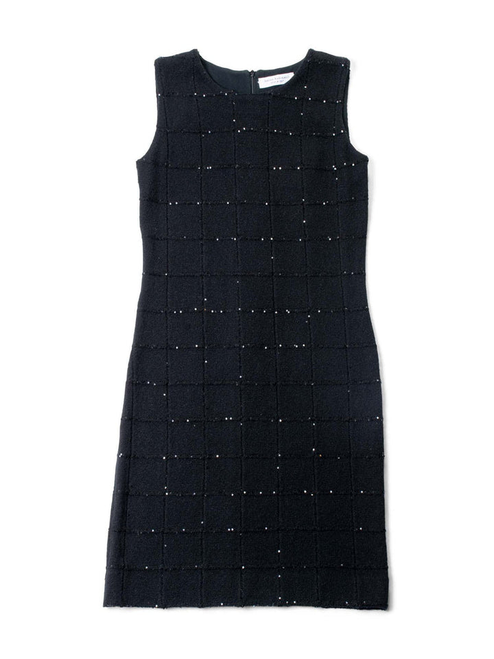 Sleeveless Sequined Shift Dress