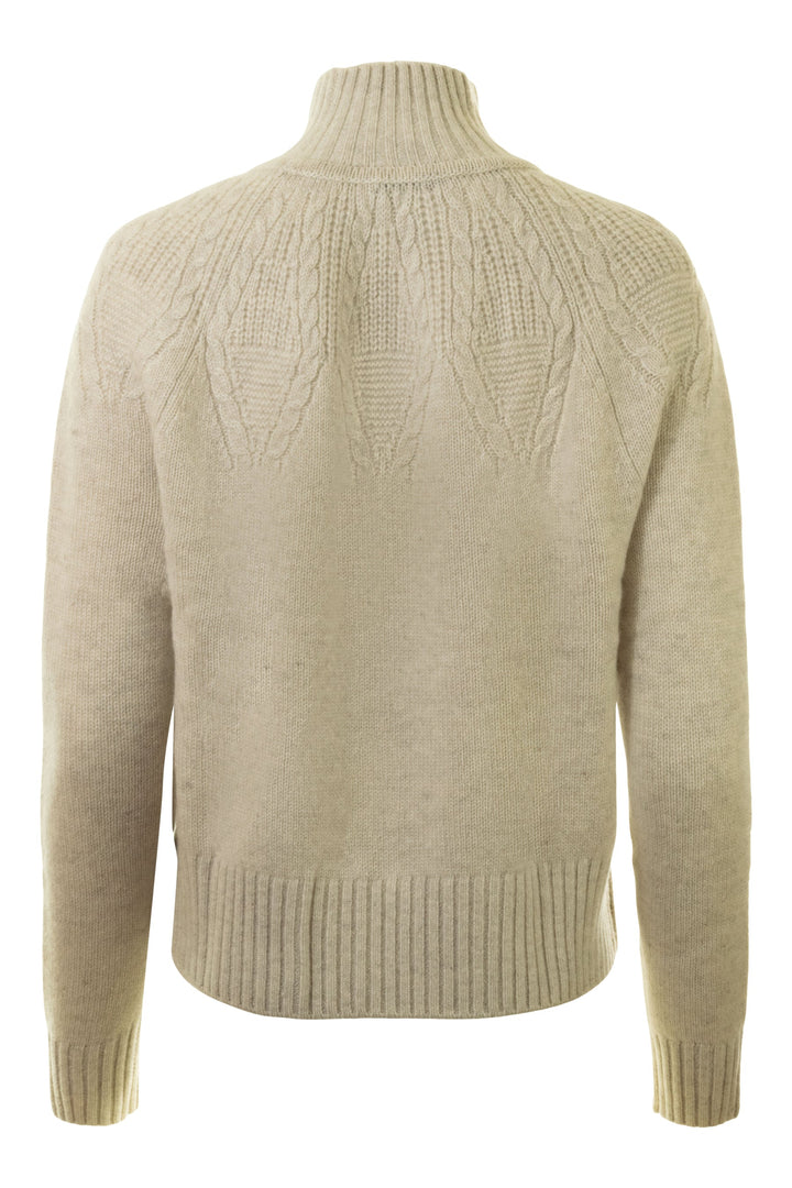 6-ply Mock W/ Leaf Stitch Yoke