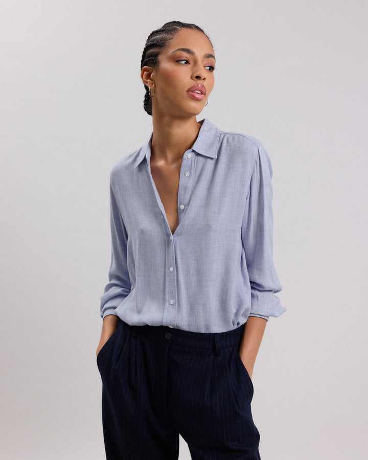 Coraz Woven Shirt - Light Blue