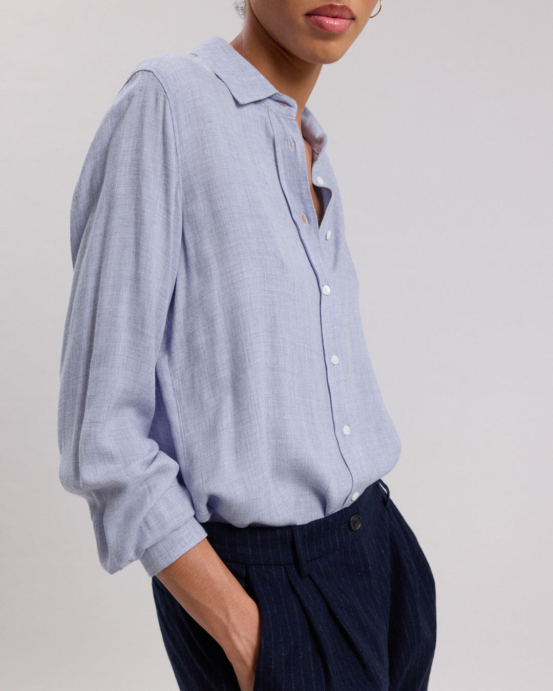 Coraz Woven Shirt - Light Blue