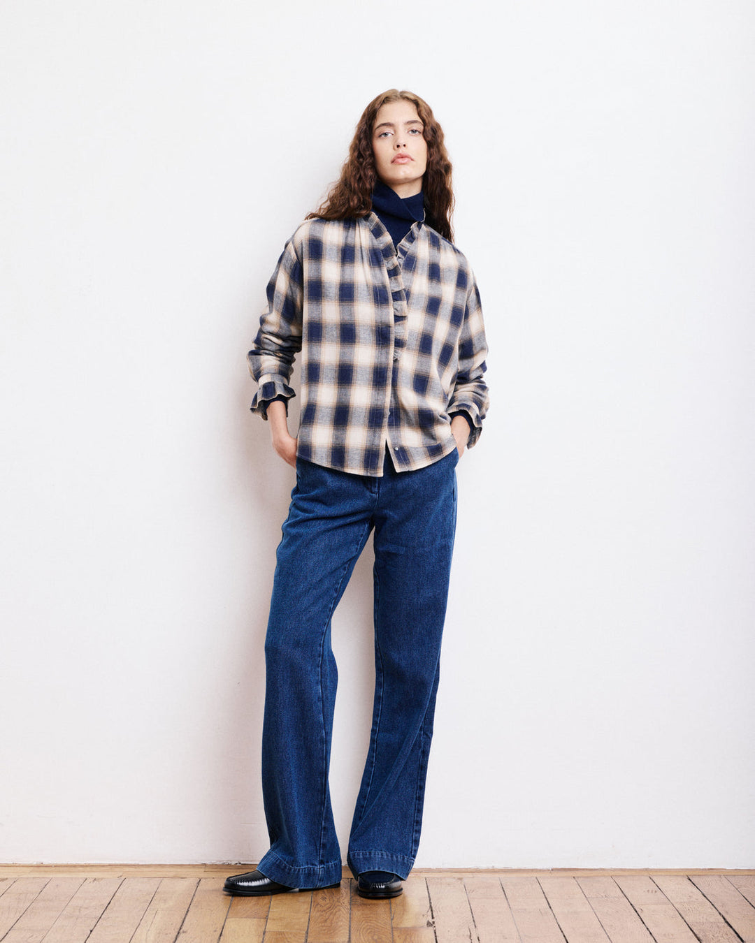 Carmela Ruffle Blouse