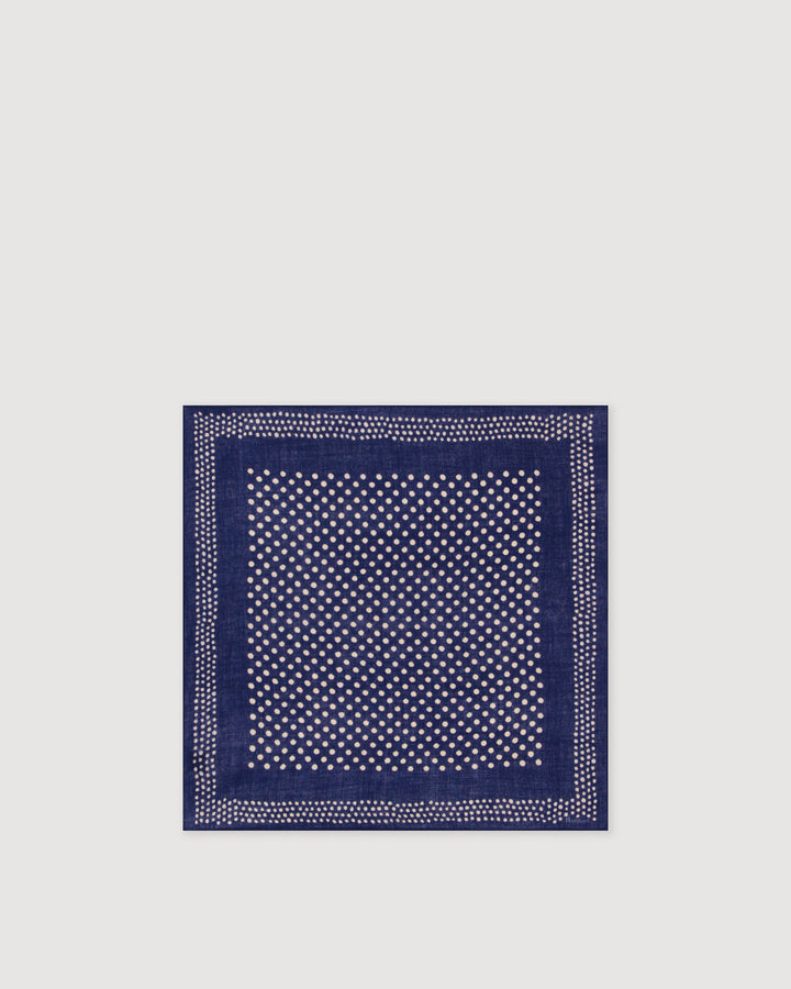 Navy Dot Scarf