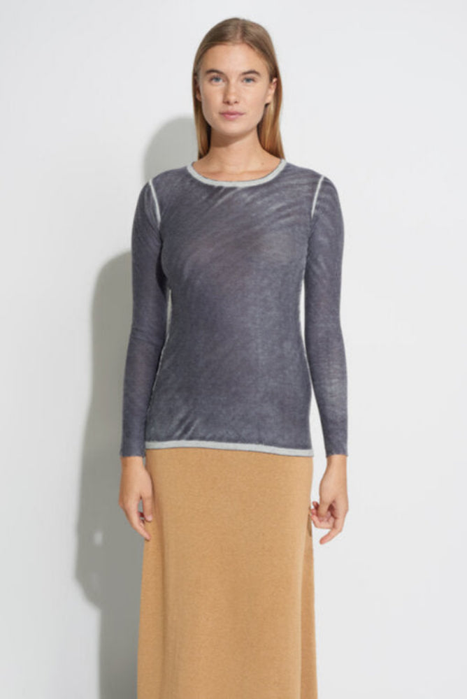 Fitted Crewneck Bamboo Sweater