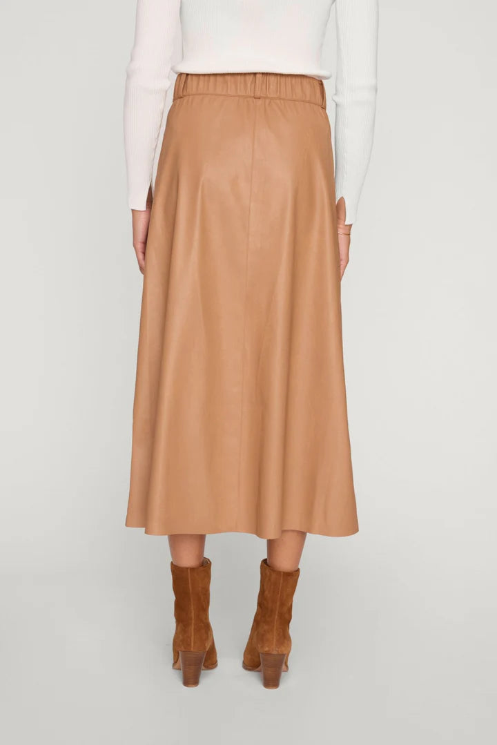 Mica Vegan Leather Skirt