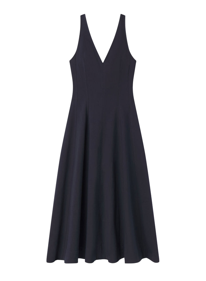 Clara Stretch Cotton Midi Dress