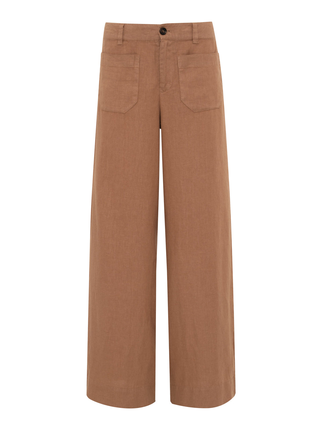 The Linen Marine Wide Leg Pant