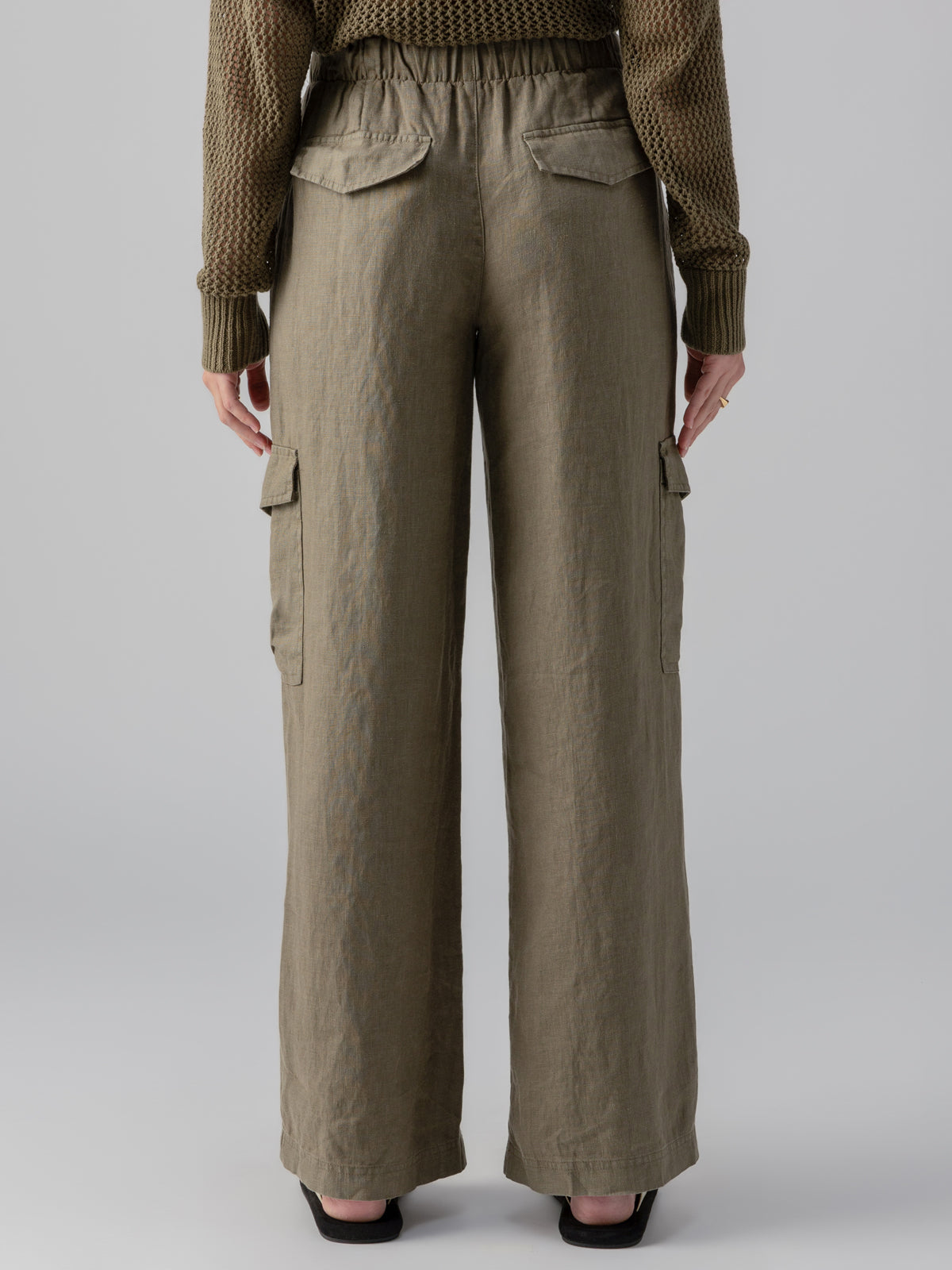 【HI FI FNK】Denta Linen Cargo Pants Cargo Linen Pant
