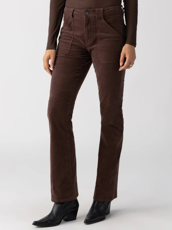 Corduroy Hayden Bootcut Standard Rise Pant Raw Hide