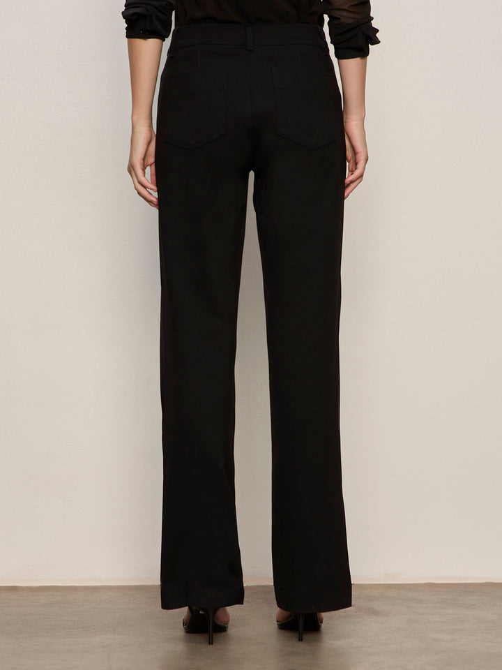 Marine Ponte Pant - Black