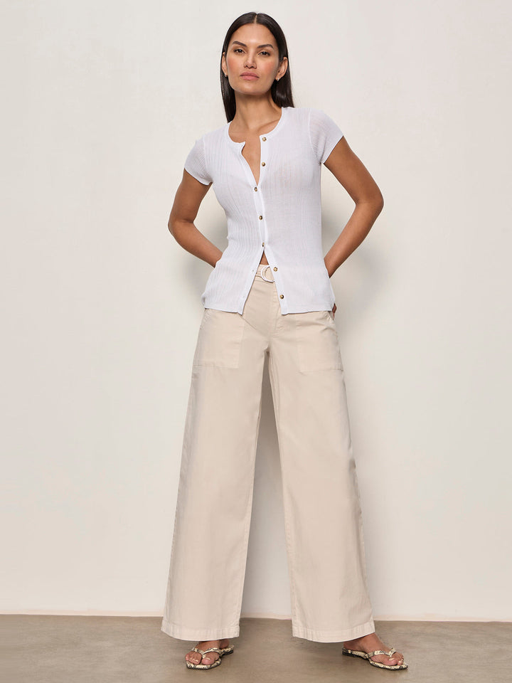 Soft Polished Wide Leg Pant