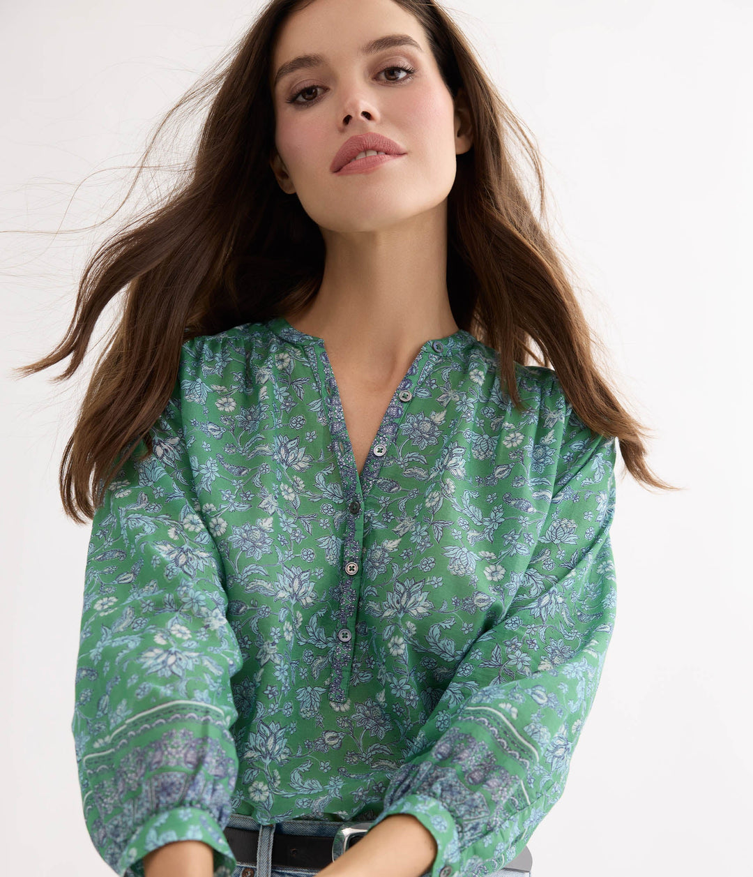Katarina 3/4 Sleeve Popover Top