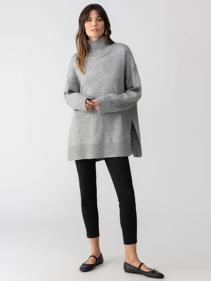 Perfect Sweater Tunic Heather Ash