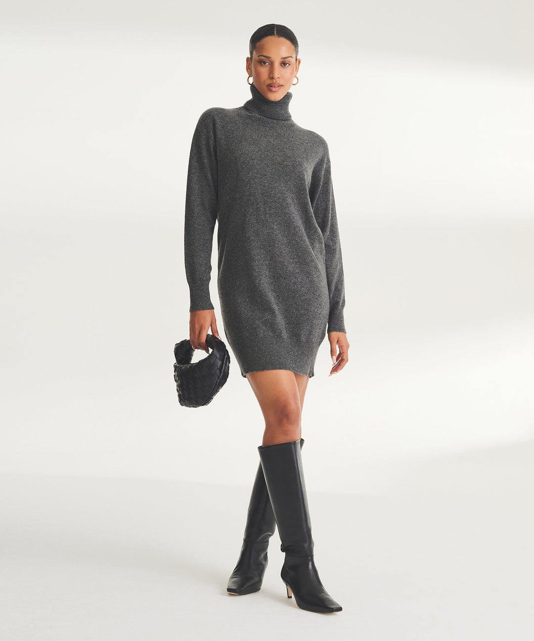 Signature Cashmere Turtleneck Dress – LIANA NYC Signature Cashmere Turtleneck Dress – LIANA NYC