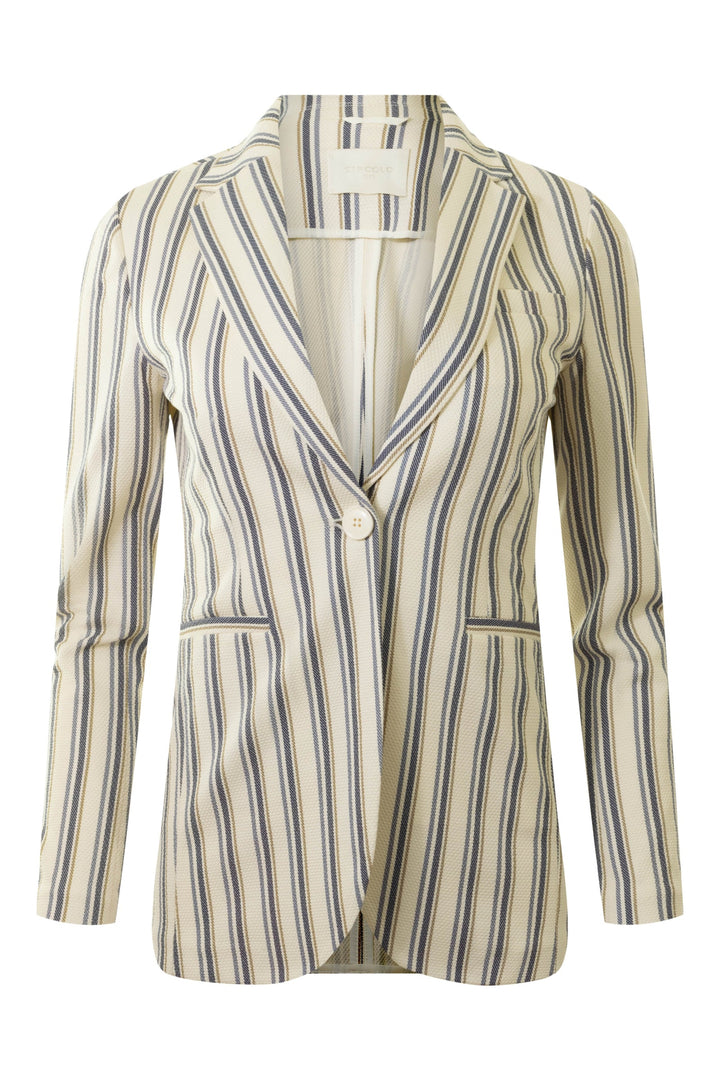 Multi Color Striped Blazer