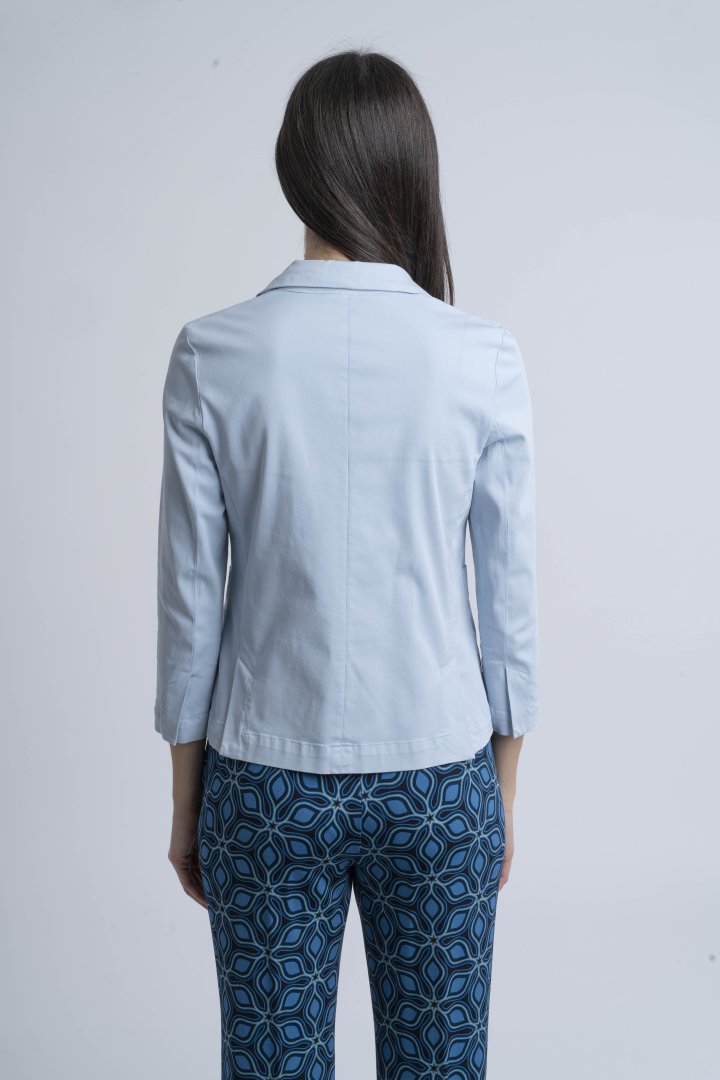 Stretch Cotton Blazer